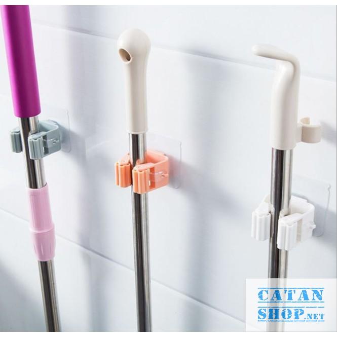 Móc treo chổi dán tường , treo cây lau nhà siêu dính thông minh, giúp đồ dùng thêm gọn gàng sạch sẽ GD328-Treochoi