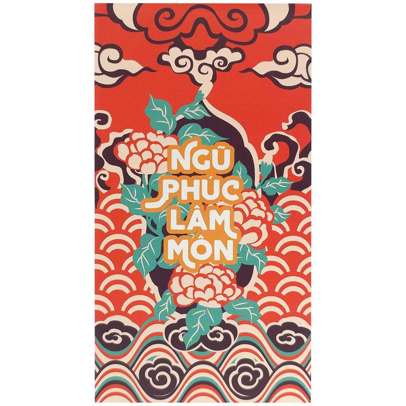 Bộ 5 Bao Lì Xì SDstationery Cát Niên Mỹ Ý - Ngũ Phúc Lâm Môn