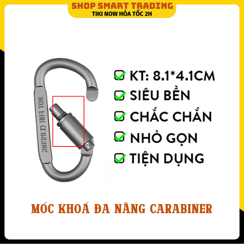 Móc Khóa Leo Núi Móc An Toàn Ngoài Trời Móc Khóa Hợp Kim Hình Chữ D Móc Khóa Du Lịch Móc Khóa Lò Xo Móc Khóa Thoát Hiểm Để Đi Bộ Đường Dài Cắm Trại Leo Núi