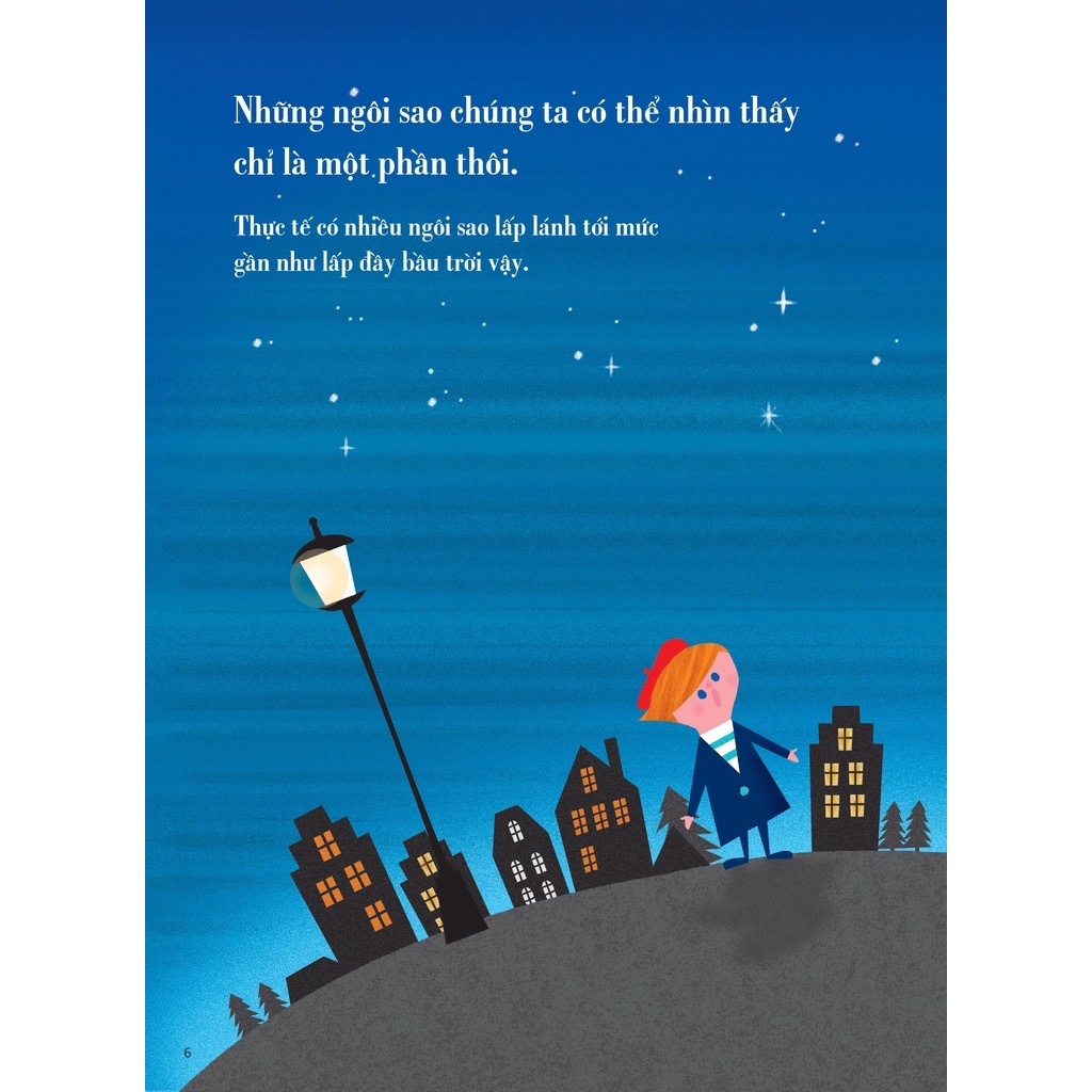 Sách Ehon Nhật Bản - Cuốn sách tranh đầu tiên về Bầu trời sao - Dành cho bé từ 4 tuổi - Ehomebooks