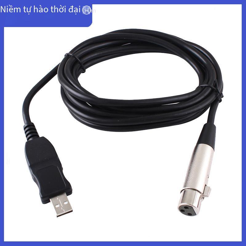 Đảm bảo chất lượng Cáp micro USB 3m Cáp micro usb Cáp thu âm micro kết nối với máy tính Cáp máy tính 3m