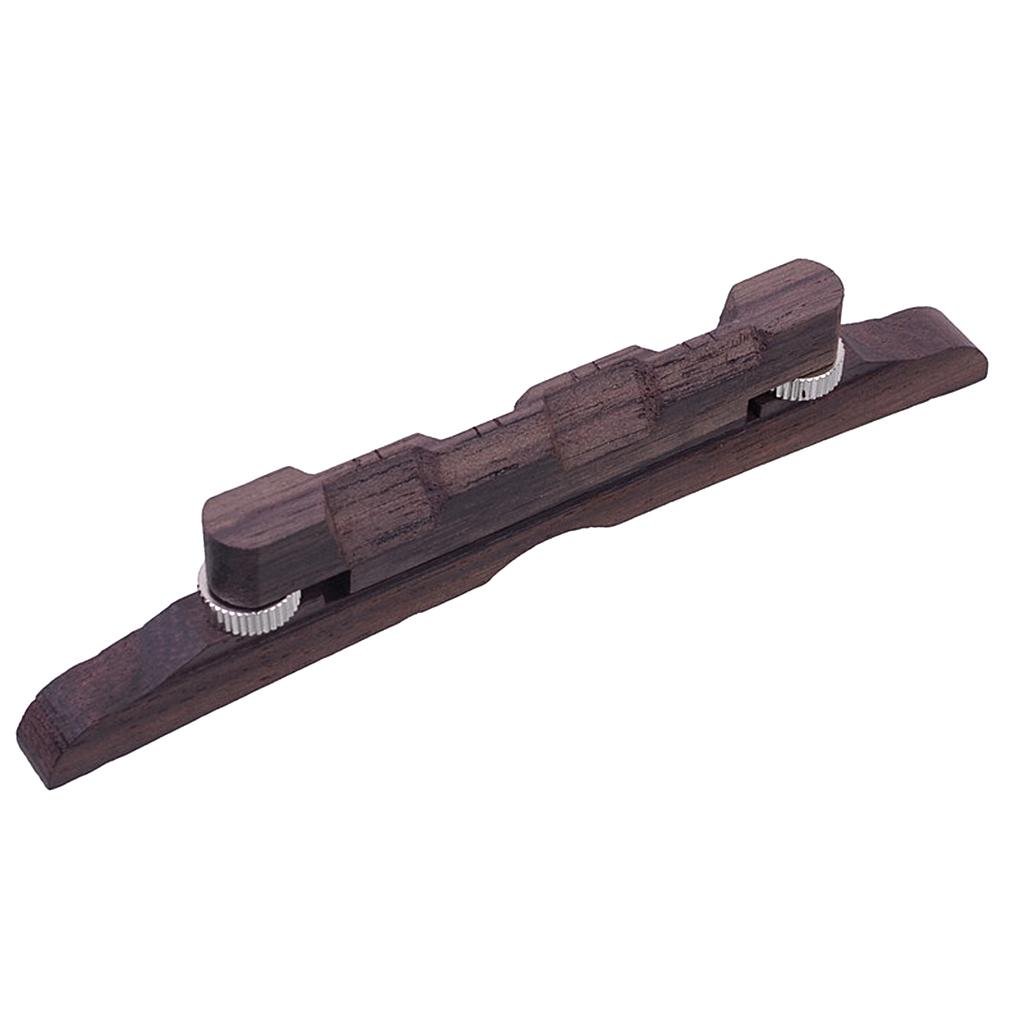 Rosewood Adjustable Mandolin Bridge for Mandolin Banjo Parts Accessories