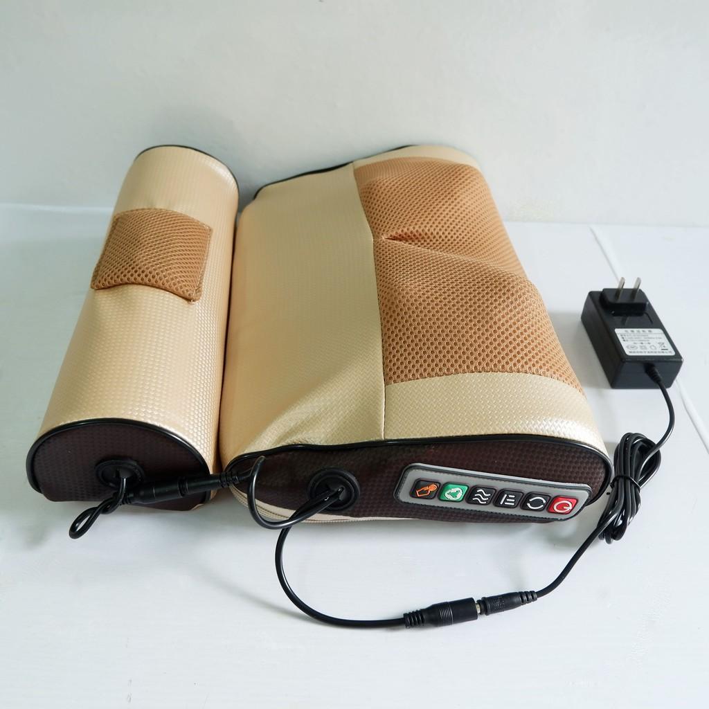 Gối massage Cổ hồng ngoại Thế hệ mới X436 Trị liệu Cổ, Vai Gáy, Cột sống lưng Chất liệu Da, Vải chống thấm nước