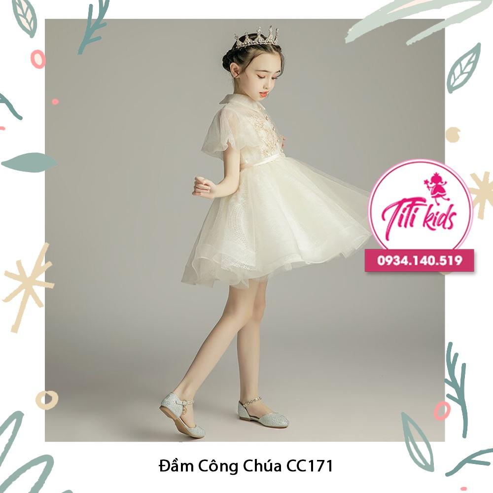 Đầm Váy Công Chúa Cho Bé Gái Cao Cấp BELLE NGẮN - CC171