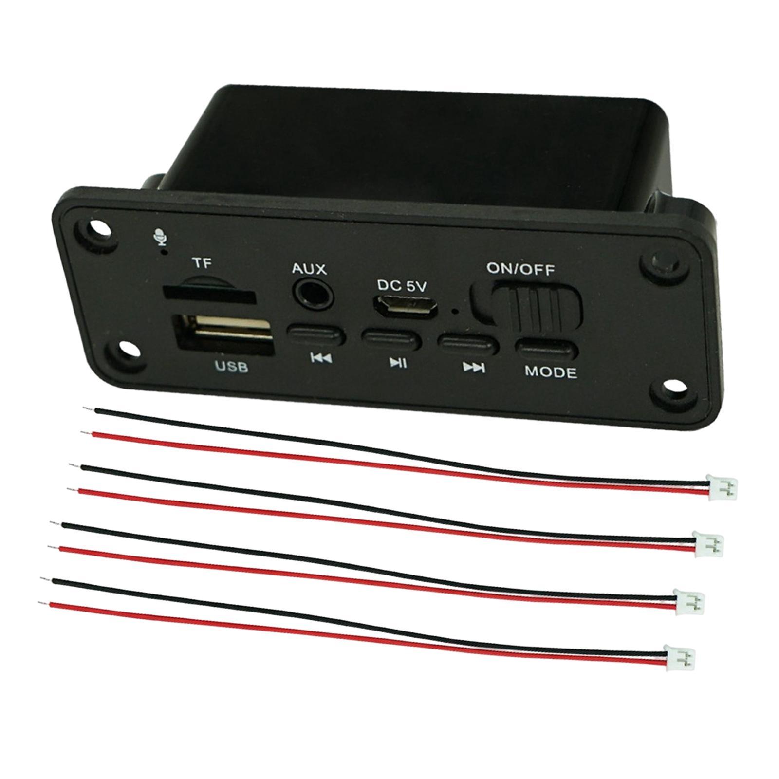 Bluetooth 5.0 MP3 Player Decoding Board Amplifier Speaker for DIY Speaker MP6