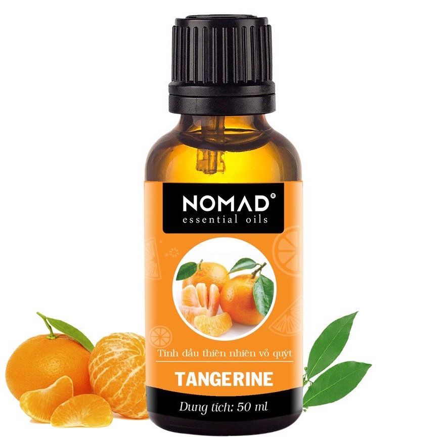 Hình ảnh Tinh Dầu Thiên Nhiên Hương Quýt Tươi Nomad Essential Oils Tangerine 50ml