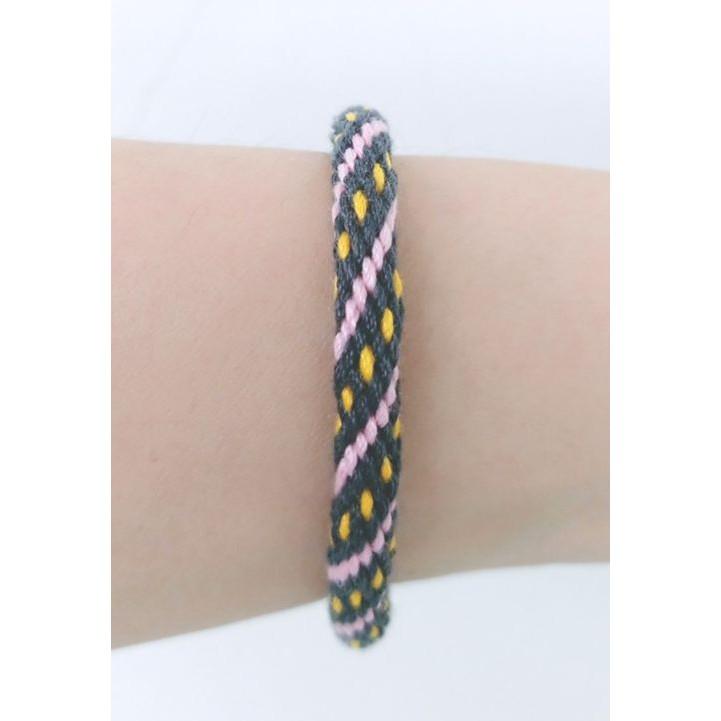 Vòng tay vòng chân may mắn - chấm - Wendy-Friendship bracelet -Vòng tay tình bạn-Vòng tay bạn bè handmade DIY