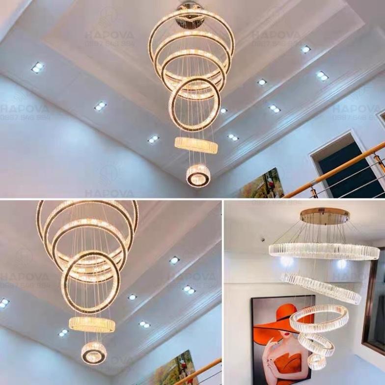 Đèn thả thông tầng 6 vòng 3 chế độ DTT 5810