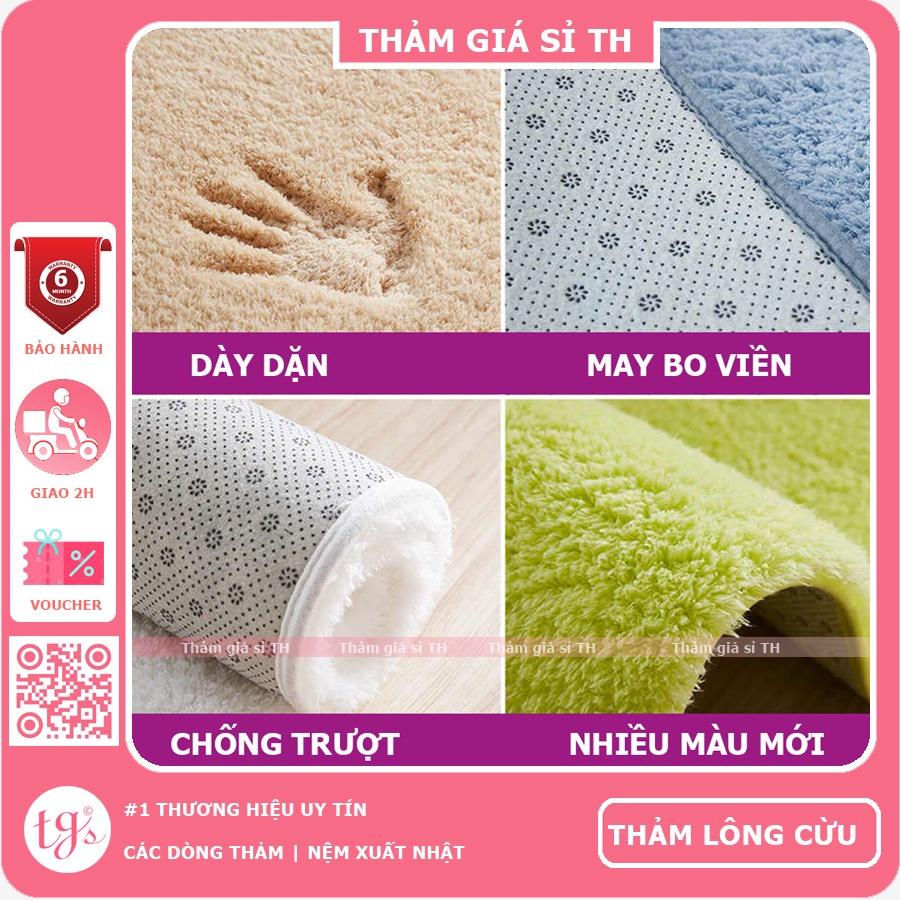 Thảm Lông Cừu Cao Cấp (11 MÀU) | Loại Đế Cao Su Dày | Thảm Trang Trí Phòng Khách - Phòng Ngủ - Thảm Trải Sofa - Thảm Dành Cho Bé