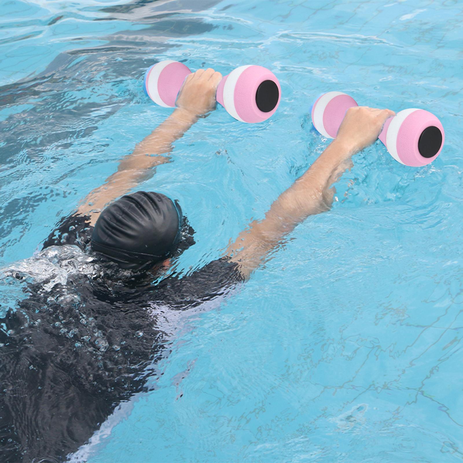 Water Aerobic Exercise, Aquatic Dumbbells, Water Dumbbells, Swim Barbells for Workouts