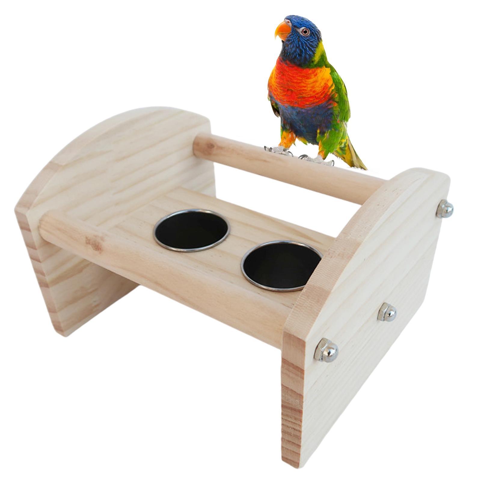 Bird Perch Stand Cage Supplies Training Standing Playground Playstand