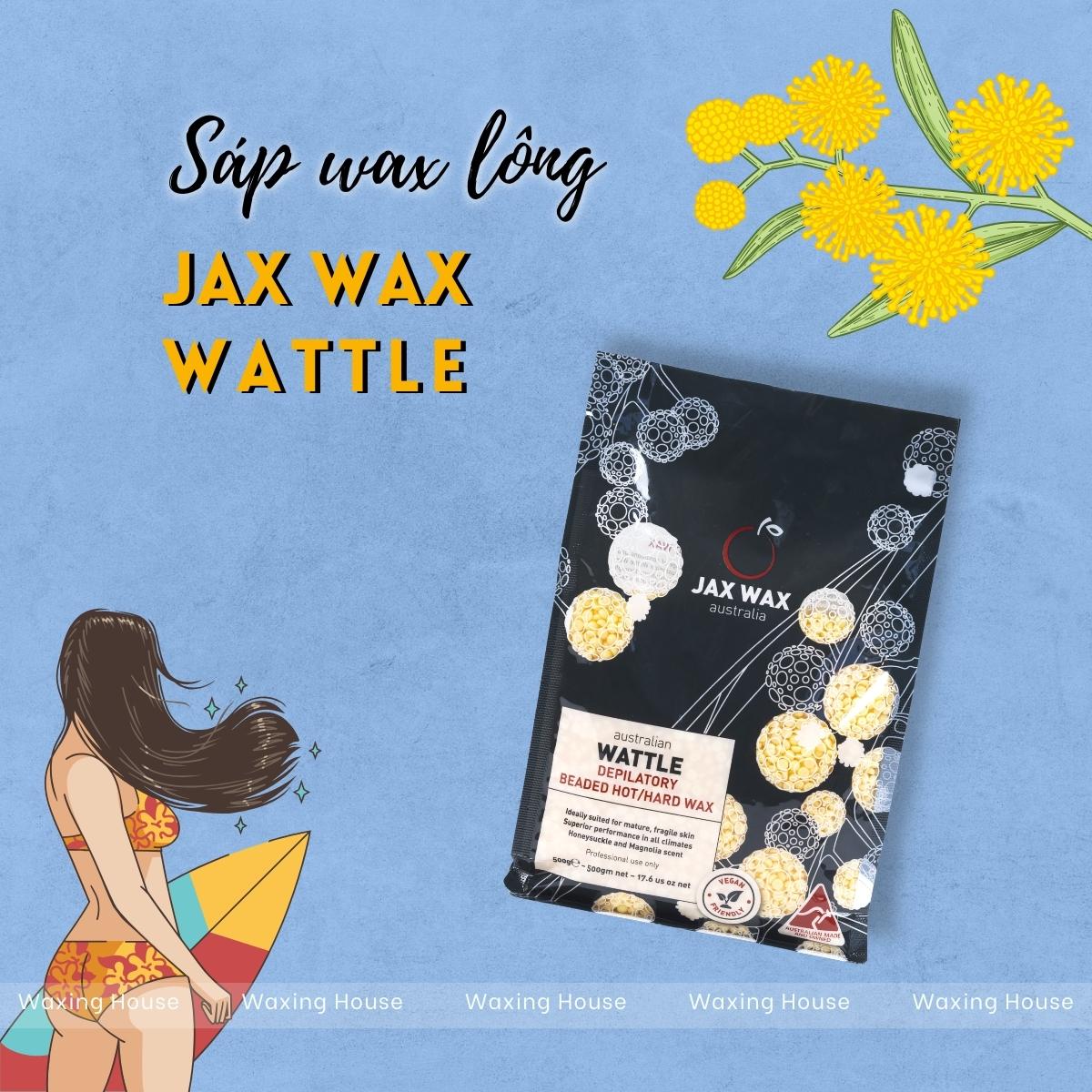 Sáp tẩy lông dạng hạt Jax Wax Wattle 500g
