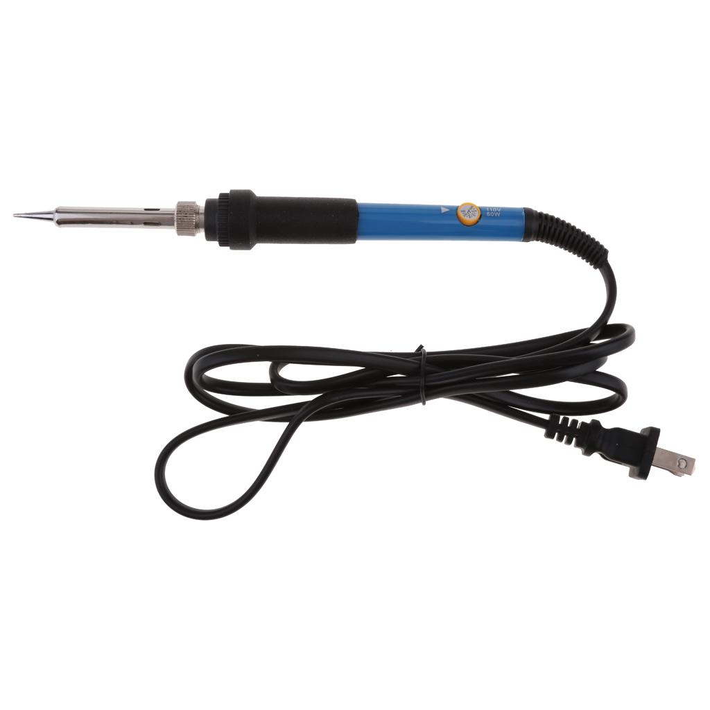 60W 110V Electrical Soldering Iron Adjustable Temperature Soldering Gun US