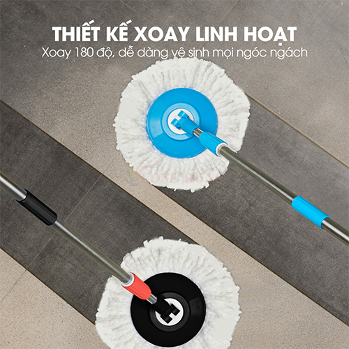 Cây lau nhà tự vắt BONBOX BCT815 - Hàng chính hãng