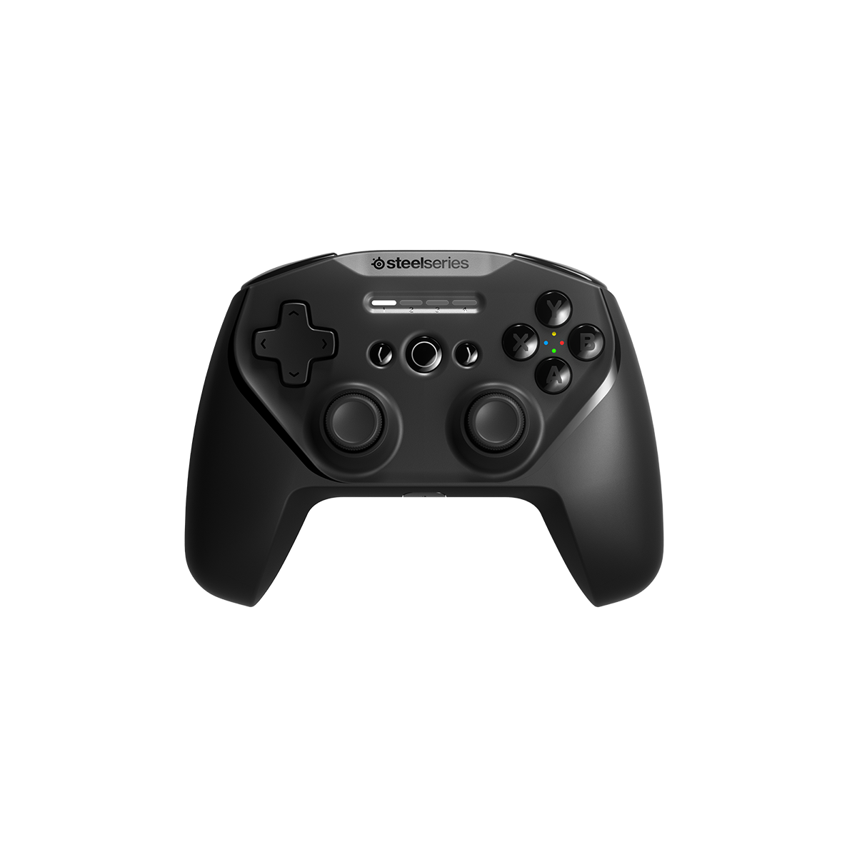 Tay cầm chơi game SteelSeries Stratus+ màu đen tương thích Android/Chromebook, pin 90H, Hàng chính hãng, bảo hành 1 năm