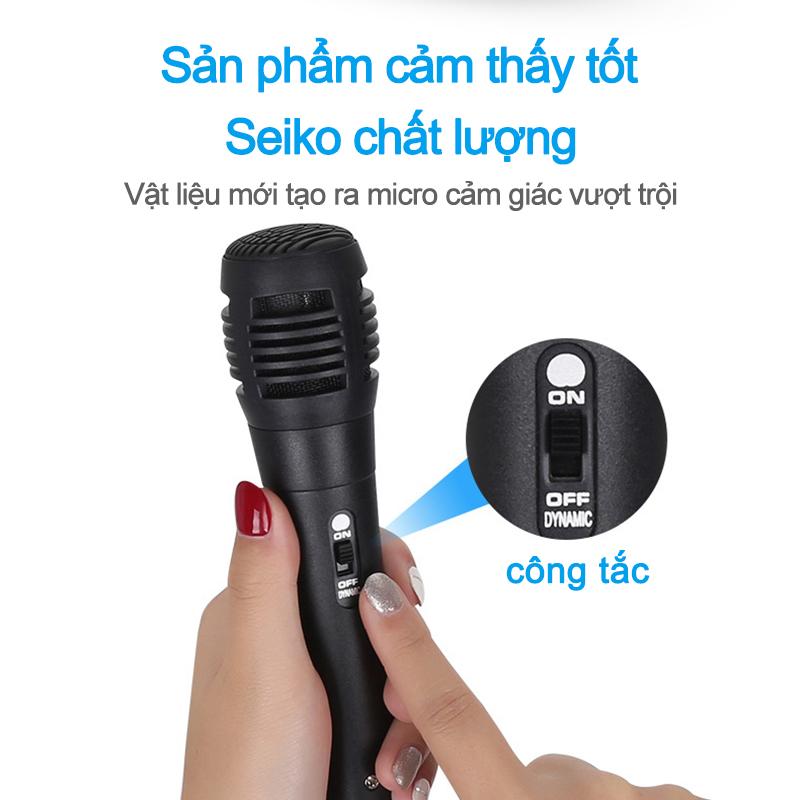 Micro đa năng / Micro Karaoke cho loa kéo Daile / Aige / Zansong V12 (đen)