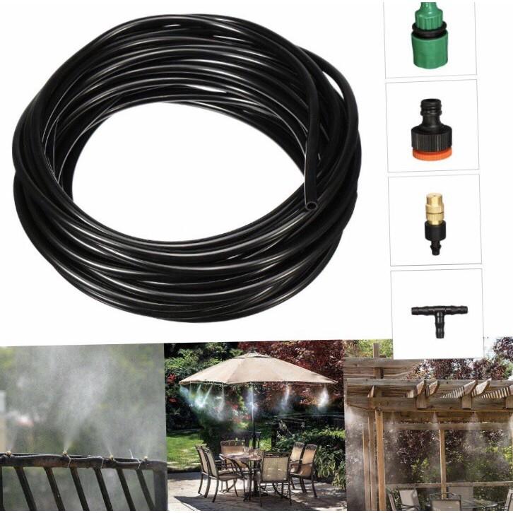 Bộ KIT Phun Sương Tưới Cây Tự Động gồm 25Béc Bằng Đồng Cao Cấp kèm 40m Dây và đầy đủ phụ kiện