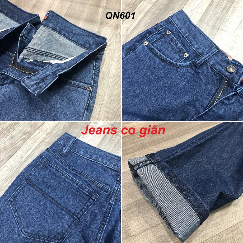 Quần jean Straight Fit (ống suông) co giãn QN601