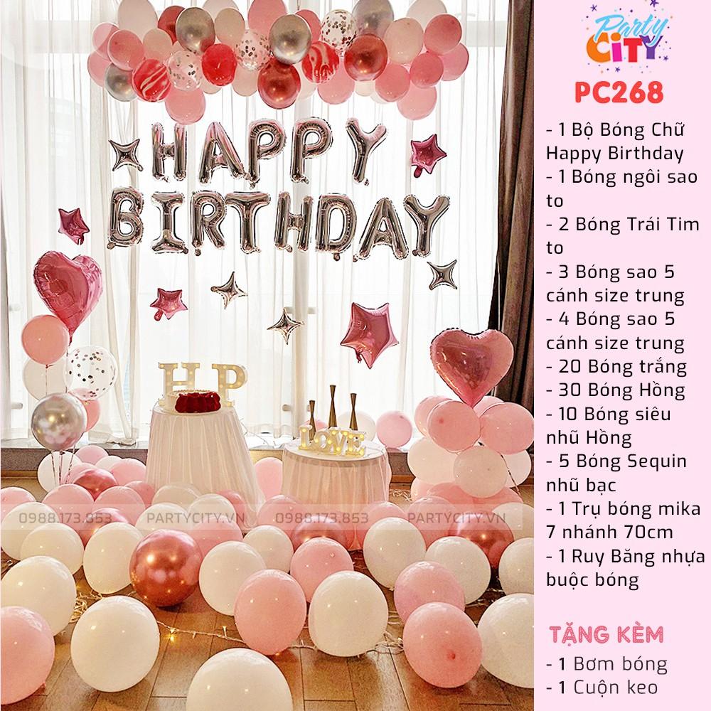 Combo set trang trí sinh nhật cho bạn và người thân ( phù hợp cho Bé Trai Bé Gái Và Ngưới Lớn ) - PartyCityvn CB7