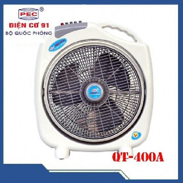 Quạt tản điện cơ 91 QT-400A chuyển hướng điện, đổ tự ngắt, sải cánh 35cm