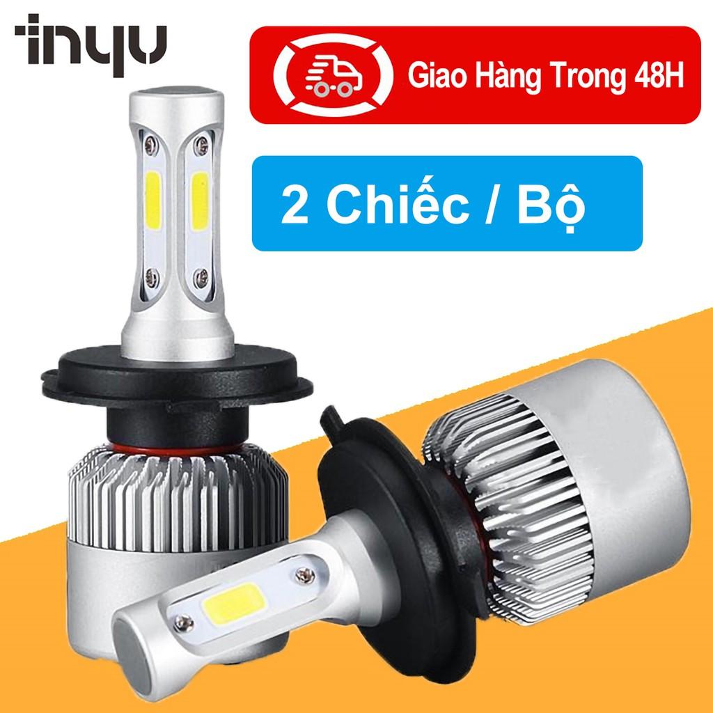 Cặp đèn LED pha xe hơi cao cấp H4 H7 H11 H8 Hb4 H1 H3 9005 Hb3 Auto S2 72w 8000lm