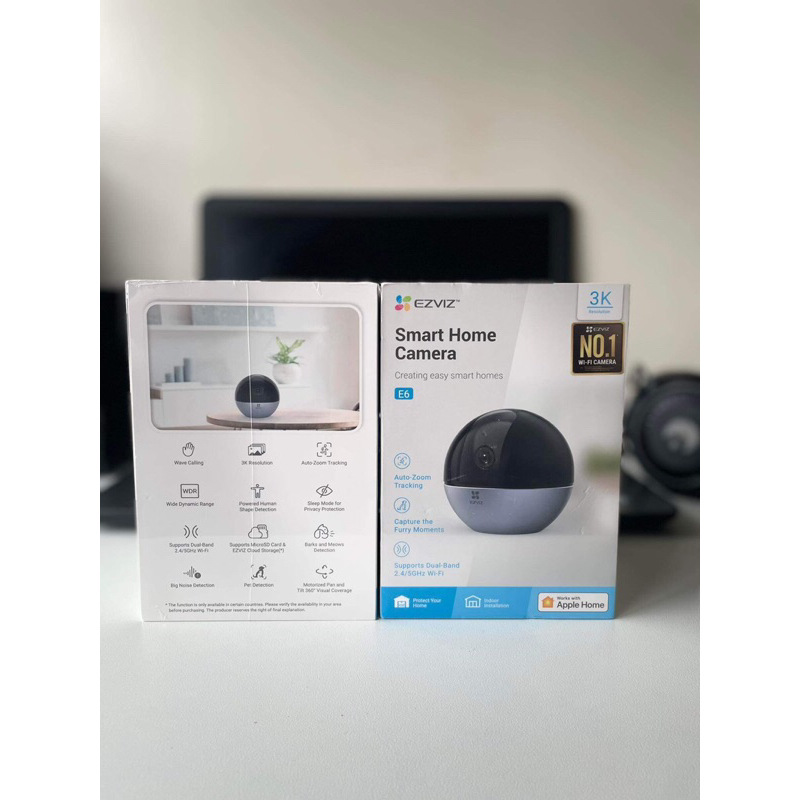 Camera Wifi Ezviz E6 3K-5MP Siêu Nét, Xoay 360 độ, Đàm thoại - Hàng chính hãng