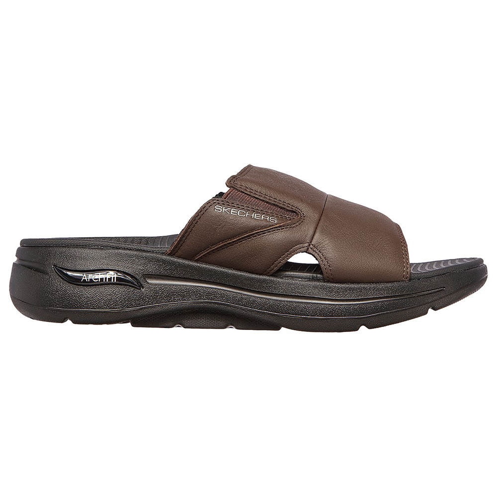 Skechers Nam Dép Quai Ngang Sandals GOWalk Arch Fit - 229023-BRN