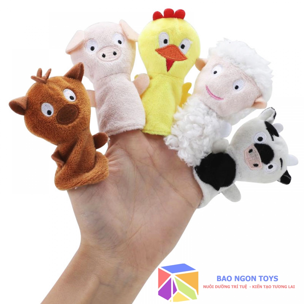ĐỒ CHƠI RỐI NGÓN TAY VẢI KỂ CHUYỆN CHO BÉ - ĐỒ CHƠI SÁCH VẢI GIÚP BÉ PHÁT TRIỂN NGÔN NGỮ VÀ KHẢ NĂNG GIAO TIẾP
