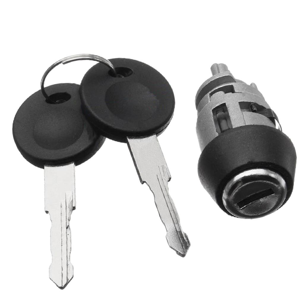 New Car Ignition Switch Lock Cylinder & 2pcs Key Kit for  Beetle