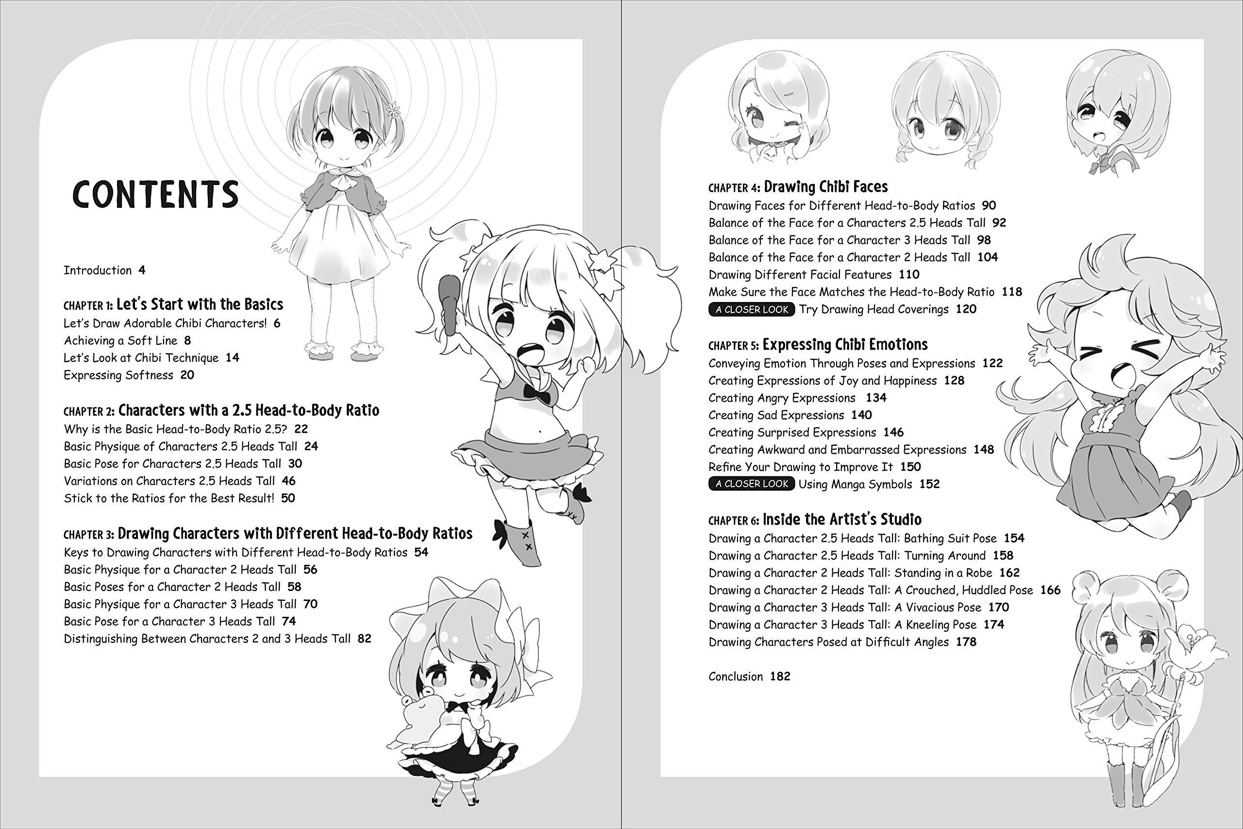 Beginner's Guide To Drawing Manga Chibi Girls: Create Your Own Adorable Mini Characters (Over 1,000 Illustrations)