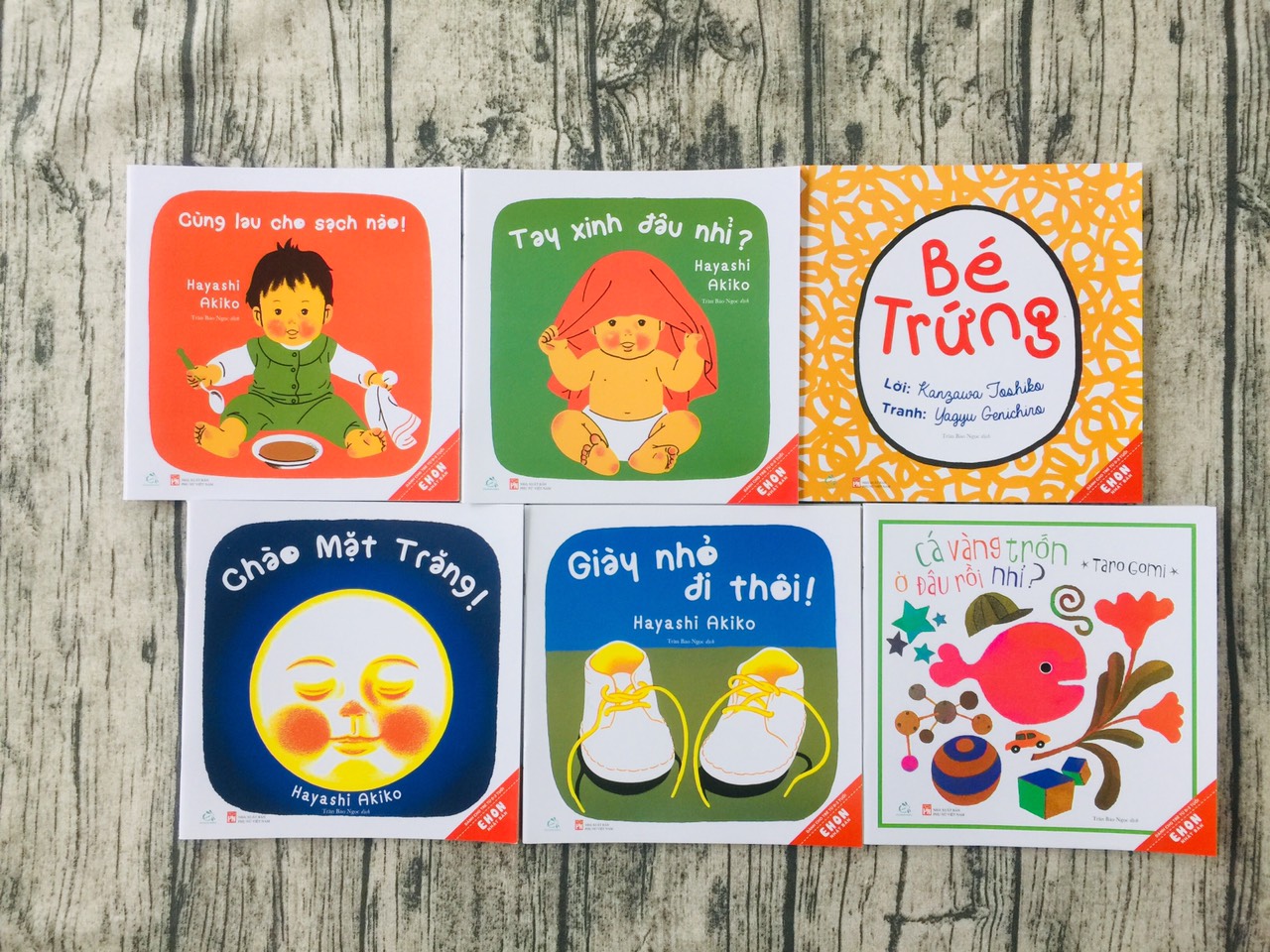 Combo 6 Cuốn Ehon nhật bản - Giờ Chơi Của Bé