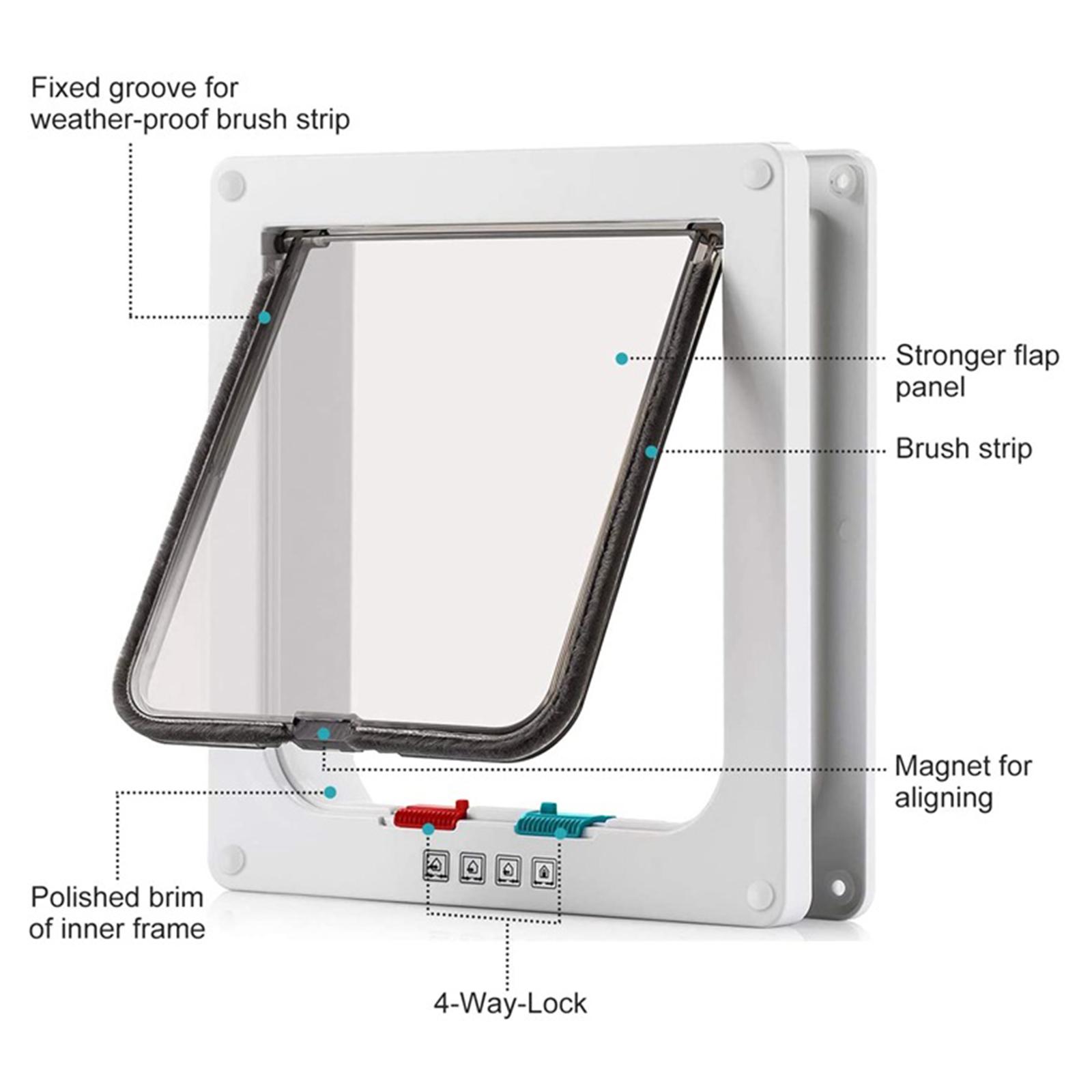 Cửa Dễ Dàng Lắp Đặt Cho Thú Cưng Với 4 Cách Khóa