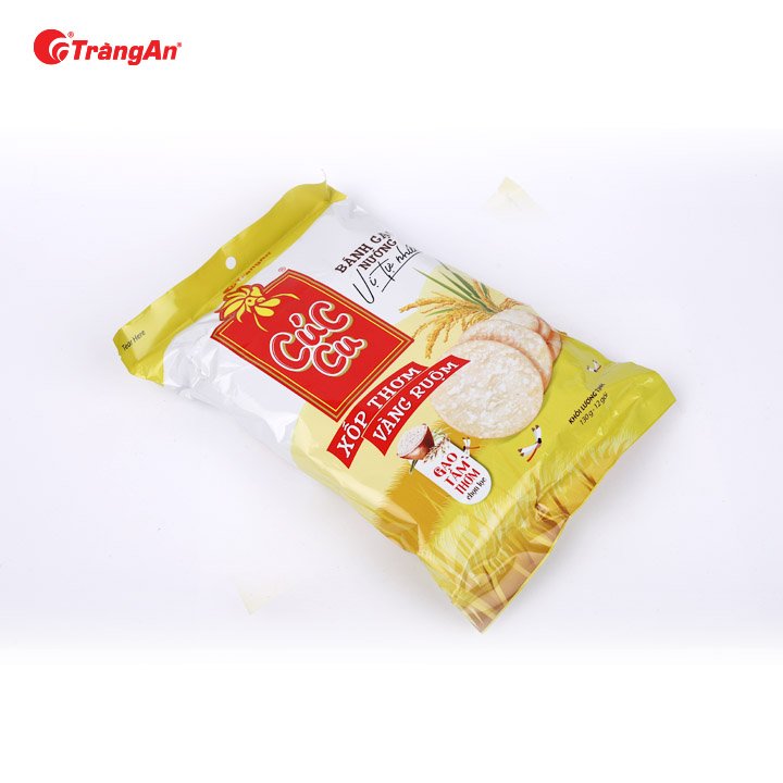 Thùng 20 Gói Bánh Gạo Cúc Cu Vị Ngọt Tự Nhiên, 130g/gói