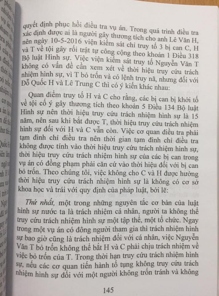 Sách Bình Luận Bộ Luật Hình Sự năm 2015, Phần Những Quy Định Chung – ThS. Đinh Văn Quế