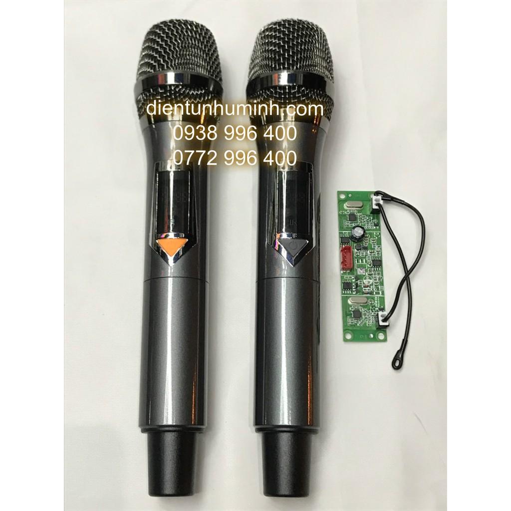 Mic Không Dây Loa kéo - Micro Loa Kéo Điều Chỉnh Được Tần Số