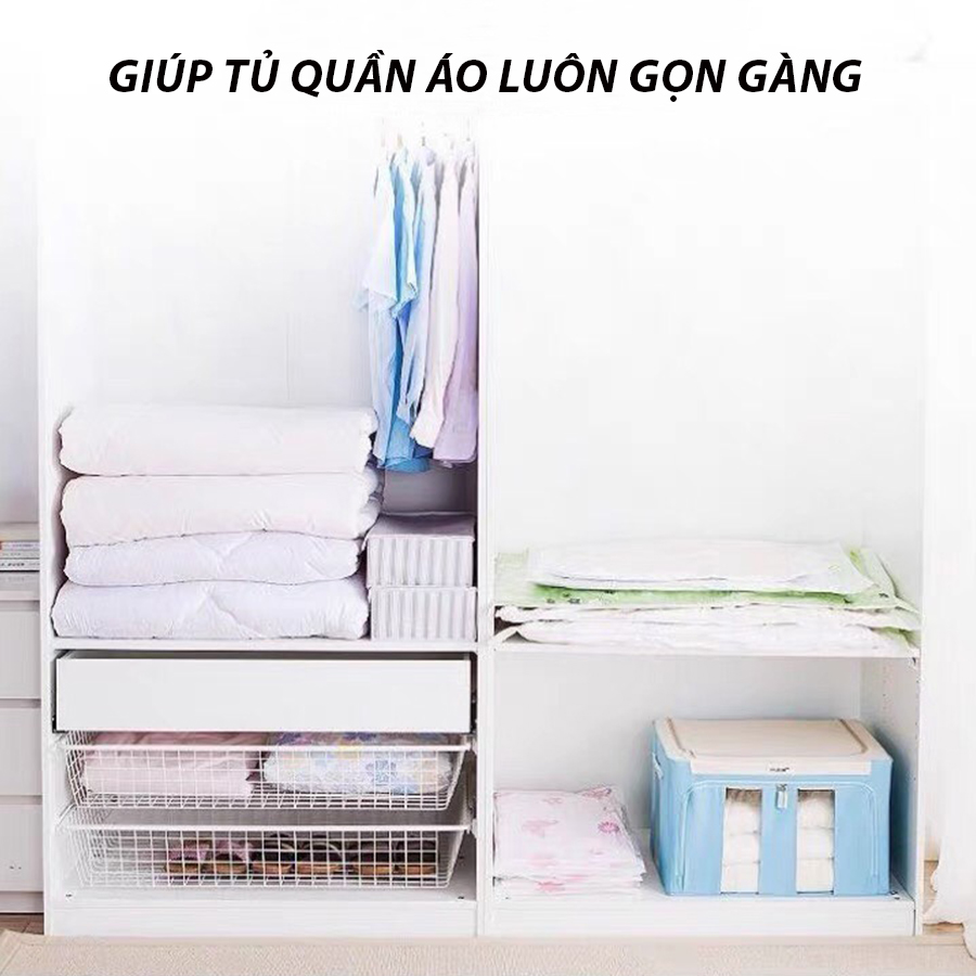 Túi Hút Chân Không Bảo Quản Đựng Chăn Màn, Ga, Gối, Quần Áo, Gọn Gàng, Chống Nấm Mốc Adu79