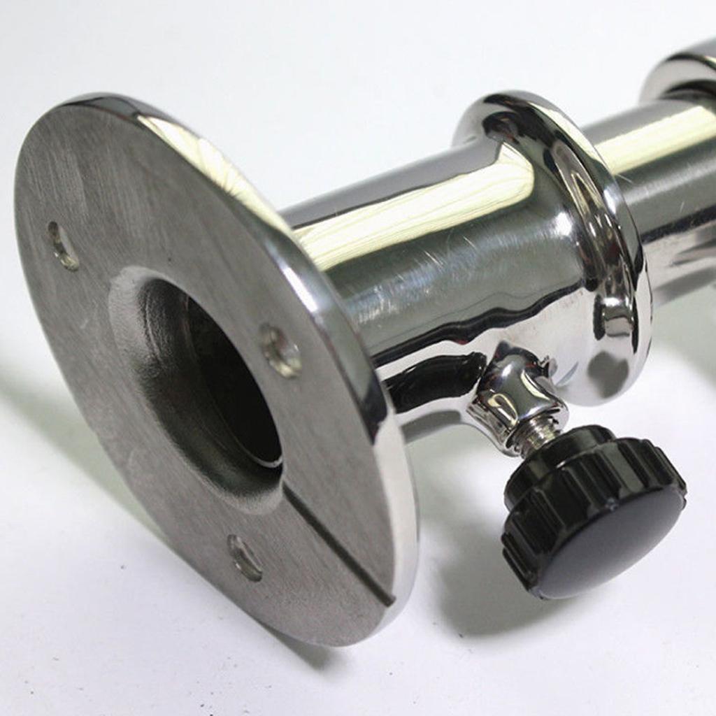 316 Stainless Steel Polished 24" 610mm Pole Fits Marine Yacht Boat