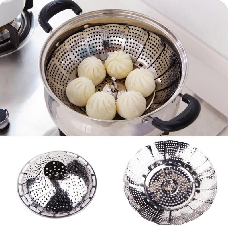 Rổ Hấp - Xửng Hấp Inox Không Gỉ, Kích Thước 24cm