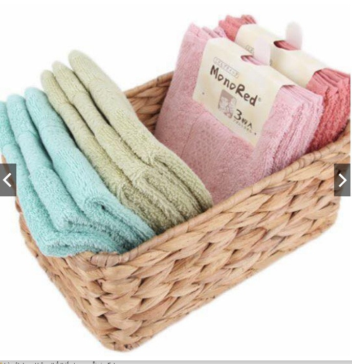 Bộ 3 Khăn Mặt Xuất Nhật Khổ 34x34cm Vải Cotton Mềm Mại - An Toàn Cho Da