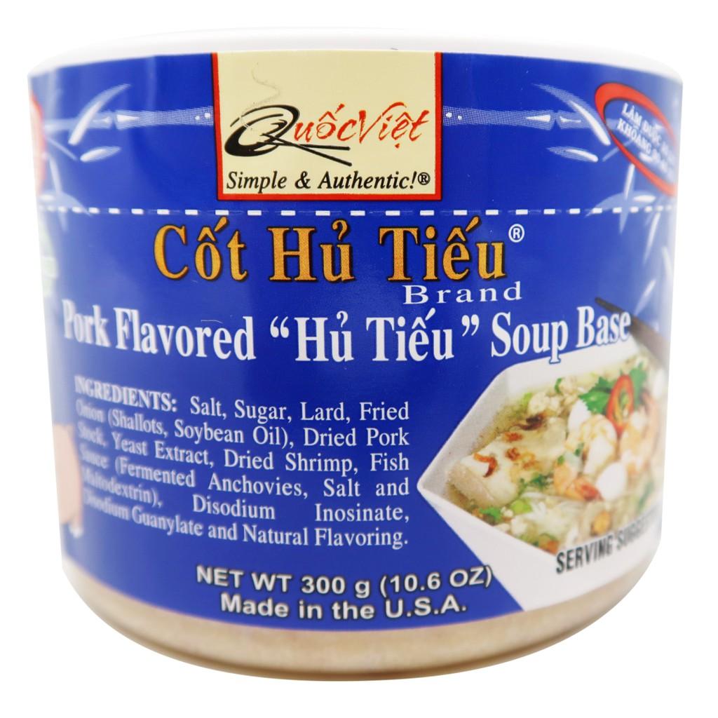 GIA VỊ NẤU Cốt Hủ Tiếu Quốc Việt Foods 300g-Gia vị hoàn chỉnh nhập khẩu