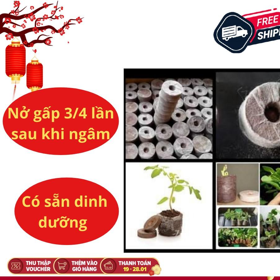 50/100 Viên Nén Nảy Mầm/ Viên Nén Xơ Dừa