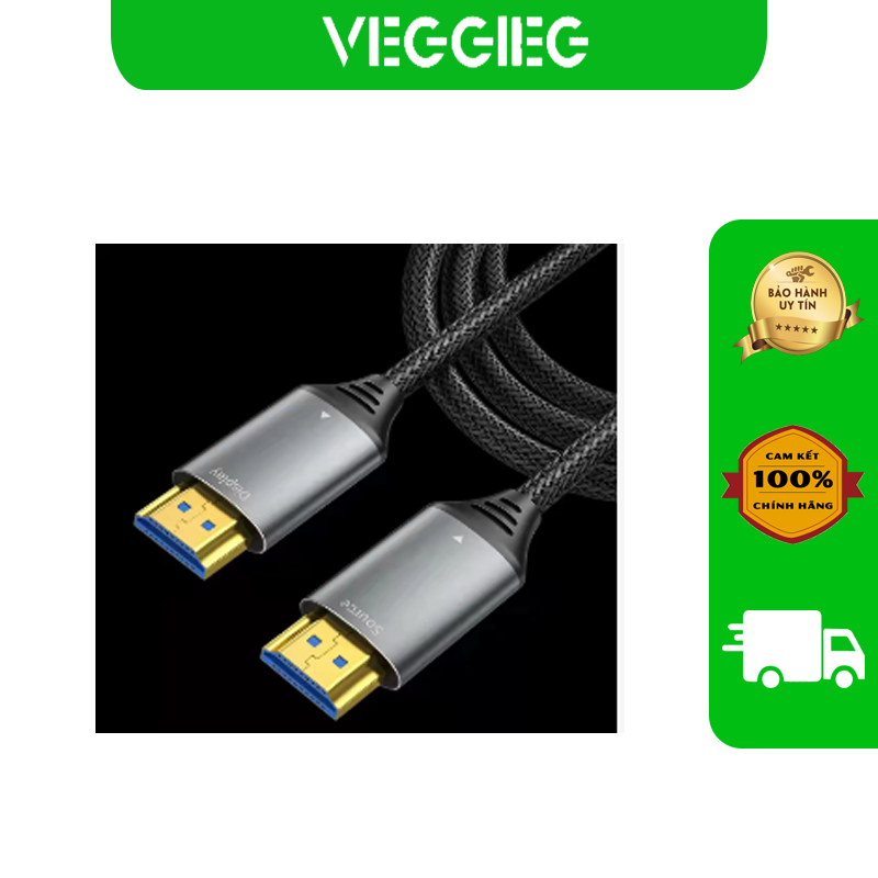 Cáp HDMI 2.0 dài 25m, 30m VEGGIEG 4K 60HZ có IC khuếch đại