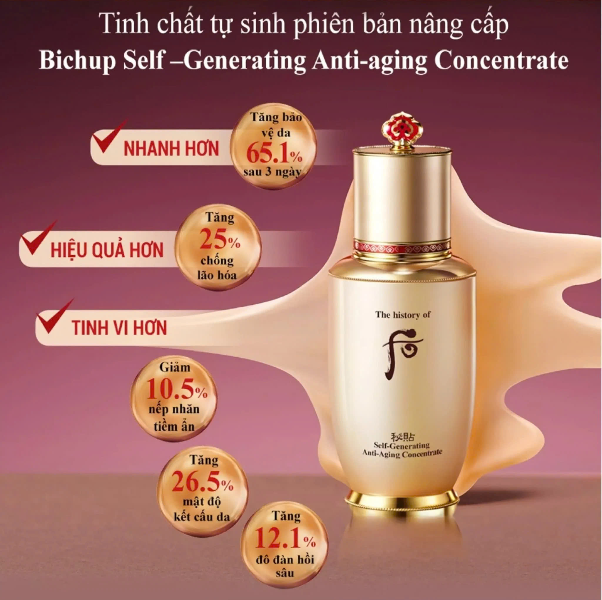 Set Tinh Chất Tự Sinh Whoo Bichup Self Generating Anti - Aging Concentrate Special Set