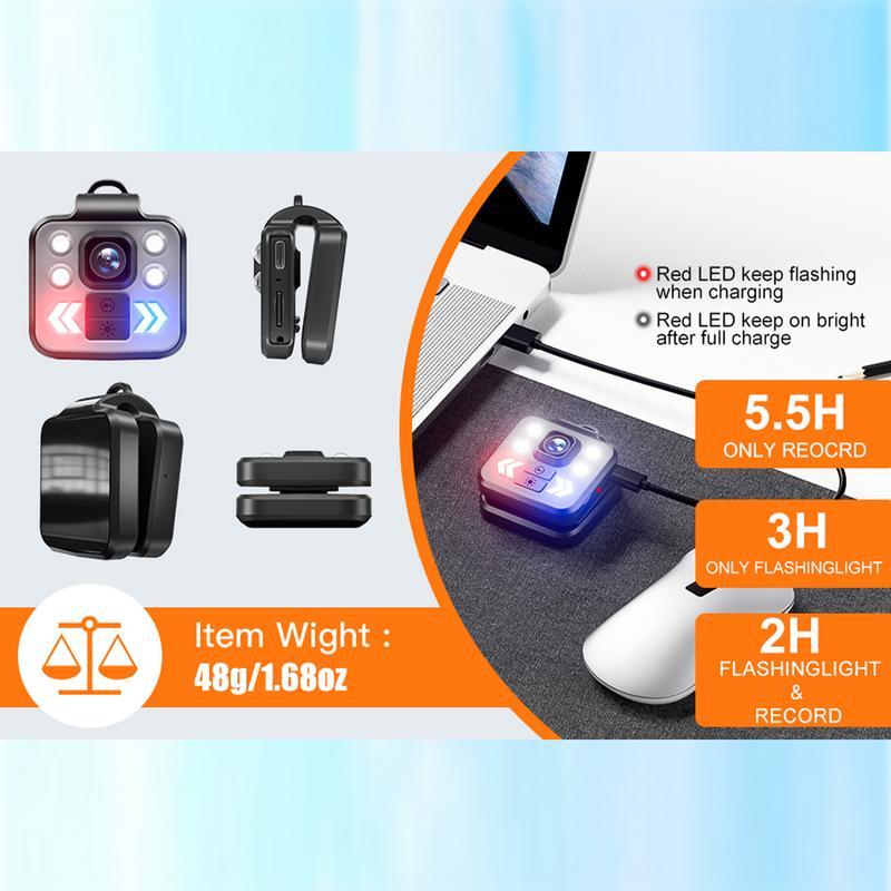 Máy quay máy ảnh cơ thể Mini Máy ghi video Video Sports Night Vision 1080p HD cho nhà bảo vệ bảo vệ thực thi pháp luật ngoài trời tại nhà