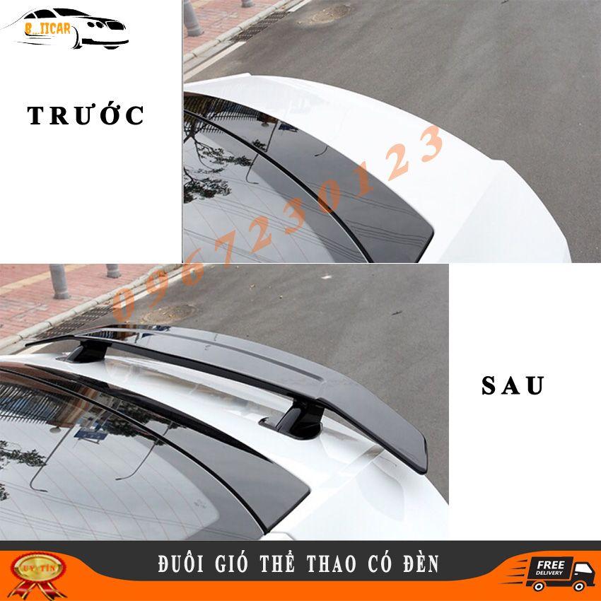 Đuôi gió, đuôi cá thể thao có đèn dành cho HYUNDAI ELANTRA hàng mộc chưa sơn