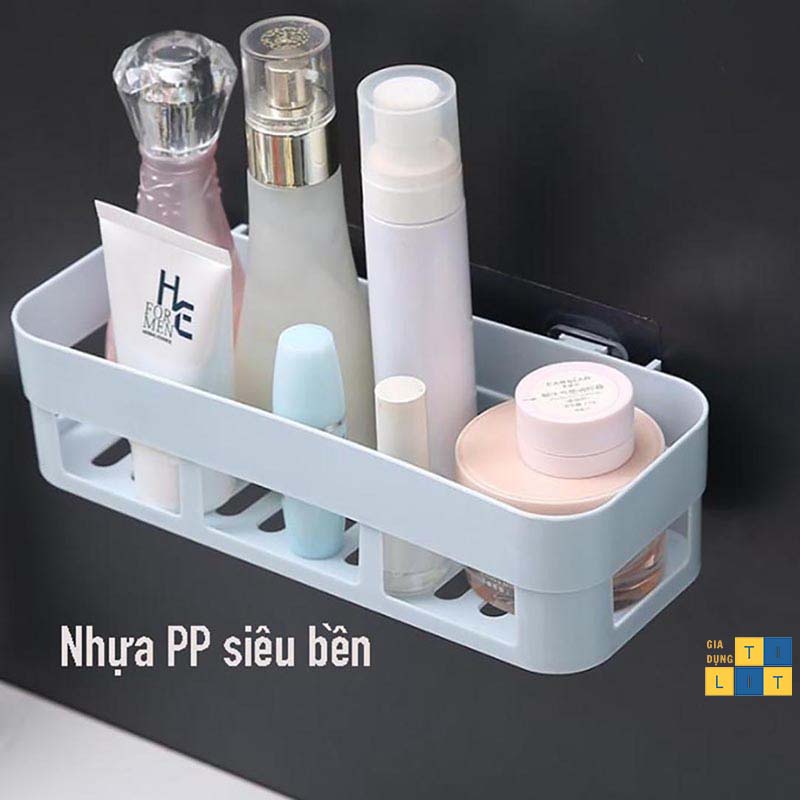 Kệ Nhựa Đựng Đồ Nhà Tắm,Nhà Bếp Hút Chân Không Siêu Chắc Mã KHC1622