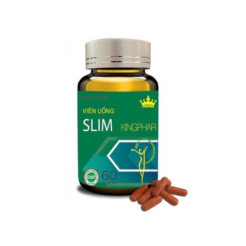 Viên uống Kingphar Slim, hộp 60v, dùng cho người thừa cân, béo phì