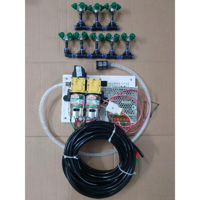 Compo bộ tưới lan công suất lớn 8 bec tưới 4 hướng