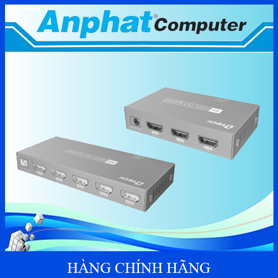 Bộ Chia HDMI Dtech DT-7812/ DT-7814 (2.0) – Hàng Chính Hãng