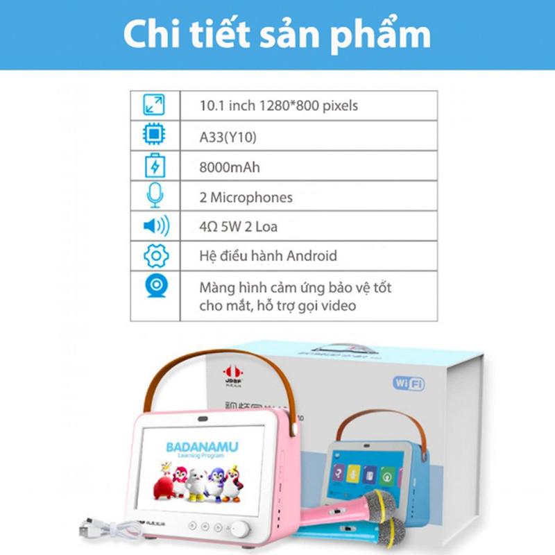 Máy học tiếng Anh và giáo dục thông minh cho bé SMLIFE F10 - Xanh